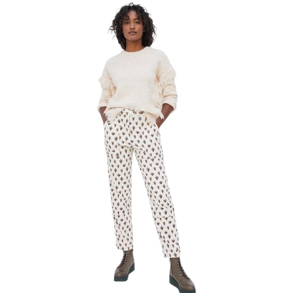 Anthropologie Fleurette Corduroy Pants